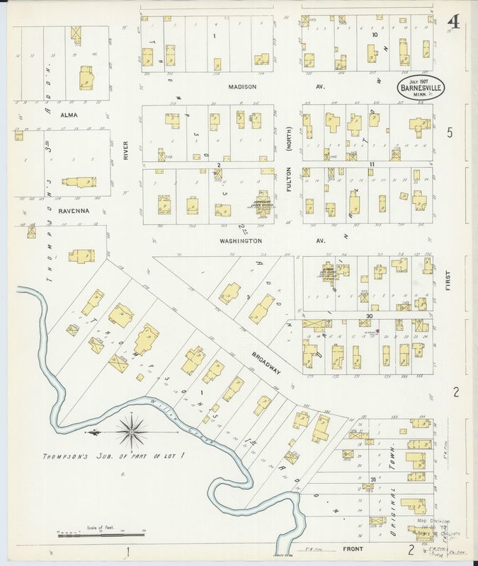 Page 4 of Barnesville 1907 Fire Insurance Map 