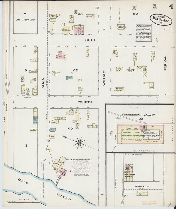 Page 4 of 1884 Moorhead Fire Insurance Map