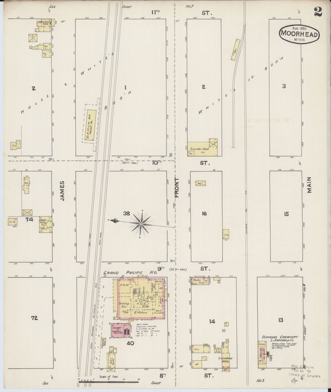 Page 2 of 1890 Fire Insurance Map of Moorhead