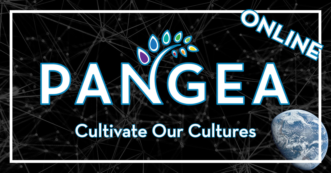 Image: a banner promoting Pangea: Cultivate Our Cultures, detailing the information found below.
