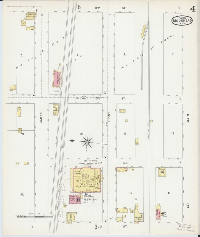 Page 4 of 1890 Moorhead Fire Insurance Map