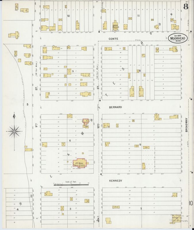 Page 8 of 1899 Moorhead Fire Insurance Map