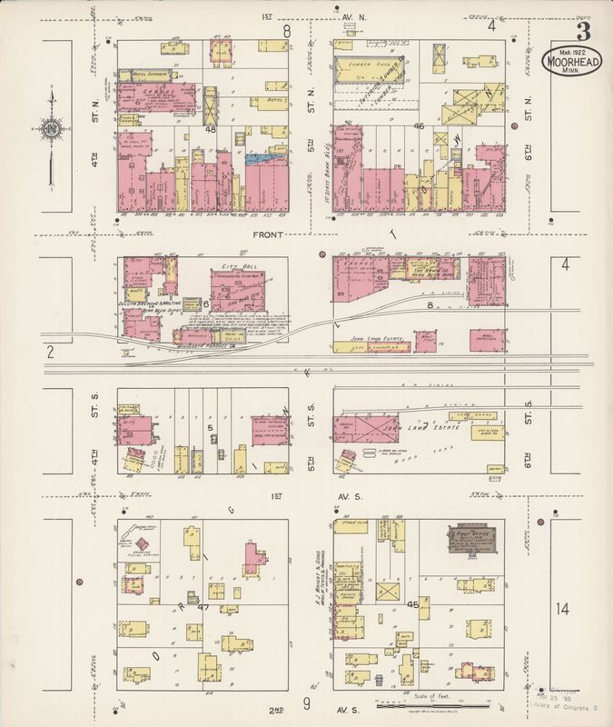 Page 3 - Fire Insurance Maps - Moorhead - 1922 