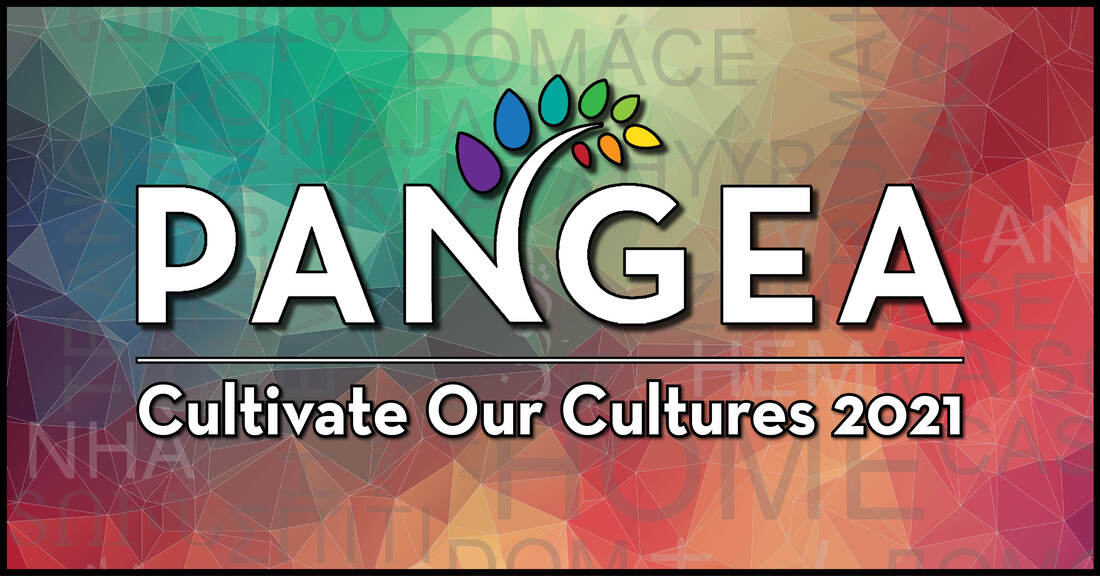 Image: a banner promoting Pangea: Cultivate Our Cultures, detailing the information found below.
